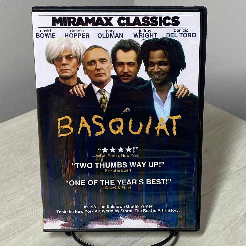 Basquiat DVD Miramax Classics Jeffrey Wright David Bowie Widescreen Indie Film